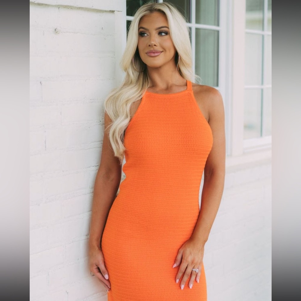 These Three Boutique Orange Dress